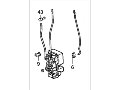 1994 Honda Accord Door Lock Actuator - 72150-SV4-A12