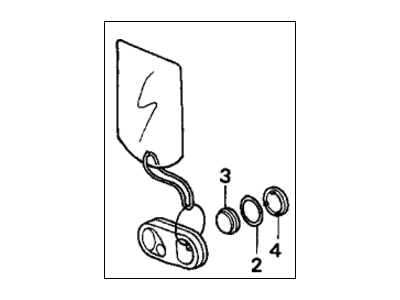 Honda 72147-SY1-X01 Transmitter Assembly, Keyless (Security)