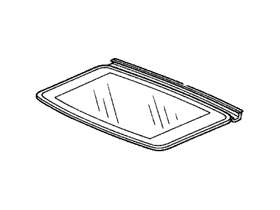 Honda 70200-SV4-J01 Glass Assembly, Roof (Sunroof)