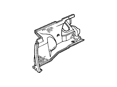 Honda 84601-SV4-A02ZA Lining, R. Trunk Side *NH85L* (GRAY ELEVEN)