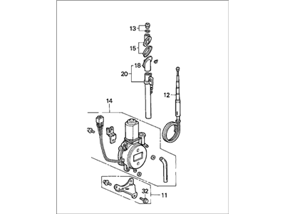 Honda 39150-SV4-A02 Antenna Assembly, Motor