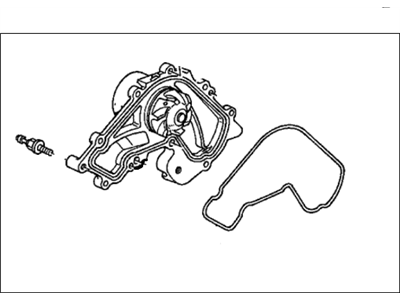 Honda 19200-P0G-A01 Water Pump Assembly