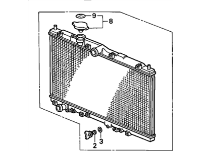 1996 Honda Accord Radiator - 19010-P0G-A51