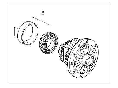 Honda 41100-P0Z-305 Case, Differential