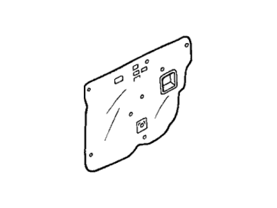 Honda 72861-SV4-000 Seal, L. RR. Door Hole