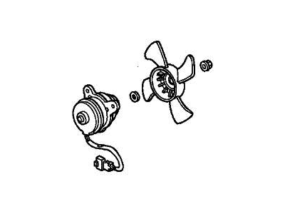 Honda 19016-P0A-004 Fan Assembly, Cooling