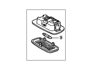 Honda 34260-SV1-A01 Light Assembly, Trunk Room