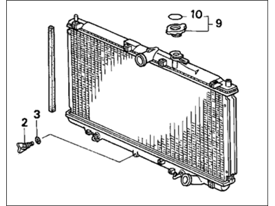 1994 Honda Accord Radiator - 19010-P0A-004