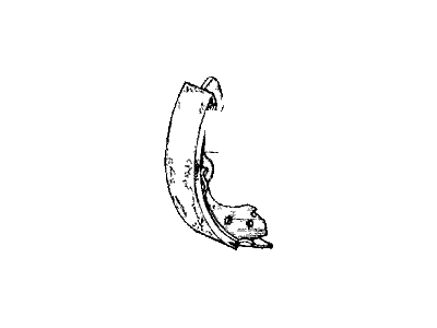 1978 Honda Civic Brake Shoe Set - 43153-623-670