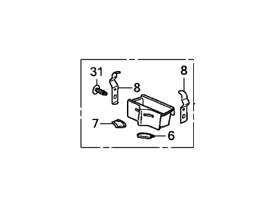 Honda Insight Cup Holder - 77230-TM8-003ZB