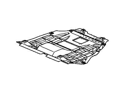 Honda 74111-TM8-A00 Cover, Engine (Lower)