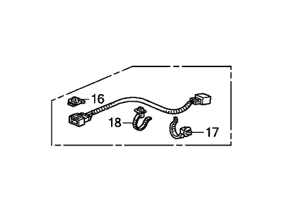 Honda 81553-TK6-A01 Cord, FR. Seat SPS