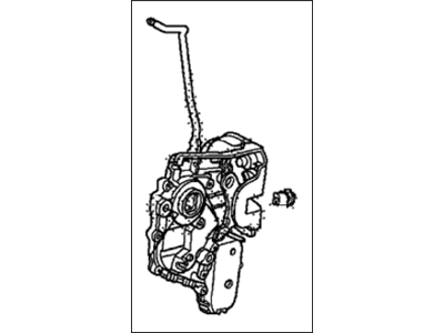 Honda 72110-TM8-A01 Latch Assembly, Right Front Door Power