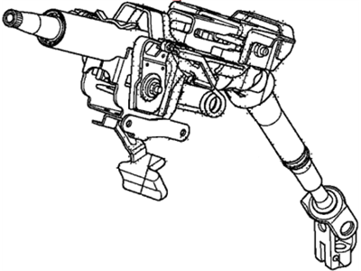 Honda 53200-TM8-A02 Column Assembly, Steering (Driver Side)