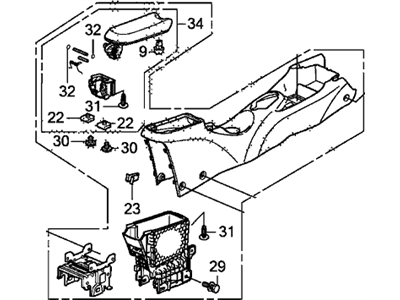 Honda 83450-TM8-A11ZA