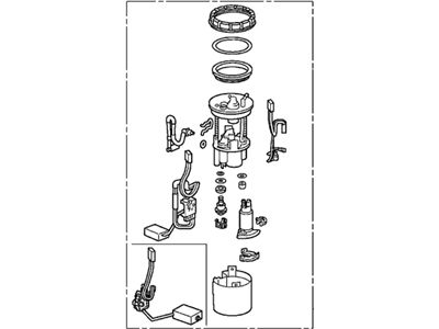 Honda 17045-TM8-L00 Module Set, Fuel Pump