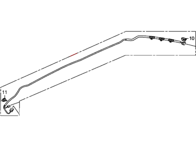 Honda 39160-TM8-A01 Feeder Assembly, Antenna