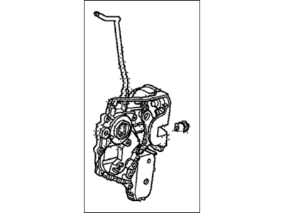 Honda 72150-TM8-A01 Latch Assembly, Left Front Door Super