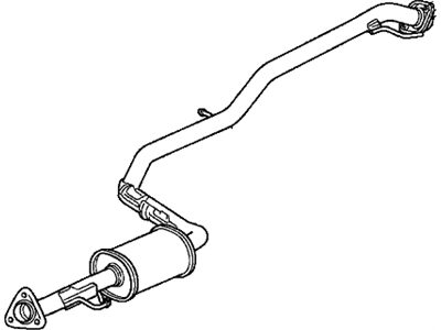 Honda Insight Exhaust Pipe - 18220-TM8-003