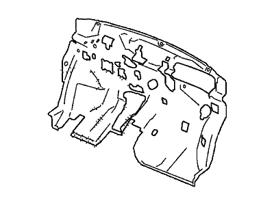 Honda 74260-TM8-A10 Insulator, Dashboard