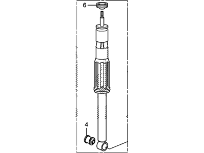 2012 Honda Insight Shock Absorber - 52610-TM8-408