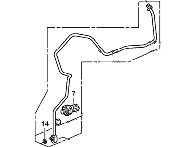 Honda Insight A/C Hose - 80341-TM8-A01