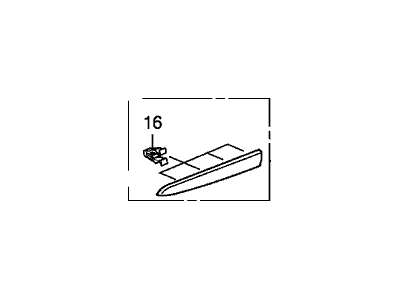 Honda 83598-TM8-A01ZB Panel, L. FR. *NH167L*