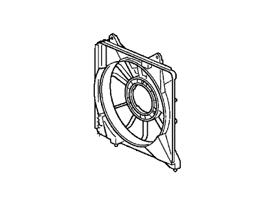 Honda 38615-RBJ-003 Shroud, Air Conditioner