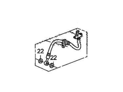 2012 Honda Insight Hydraulic Hose - 01464-TM8-A01