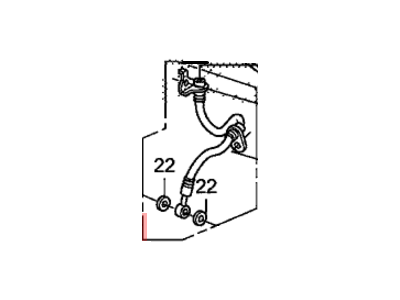 2013 Honda Insight Brake Line - 01465-TM8-A01