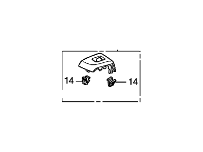 Honda 83797-TM8-A01ZA Panel, L. Power Window Switch *B157L* (Sub) (DARK ROYAL BLUE)