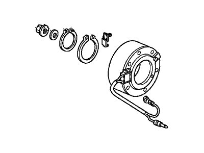 Honda 38924-RB0-006 Coil Set, Solenoid