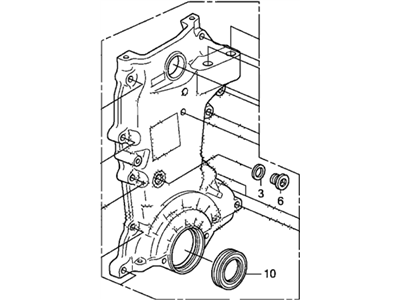 Honda 11410-RBJ-J00 Case Assembly, Chain