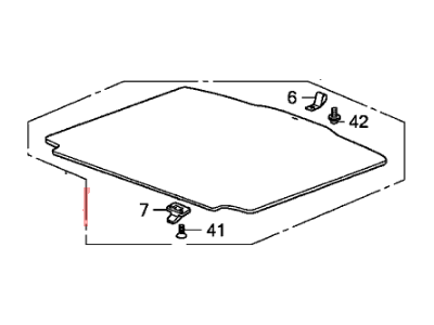 Honda 84520-SWA-013ZD Lid Assy., Cargo Floor *YR336L* (CHEEK BROWN)