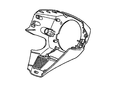 2009 Honda CR-V Steering Column Cover - 78518-SWA-C41ZA