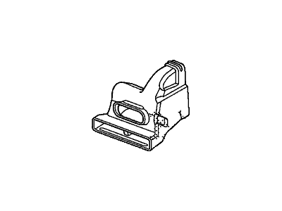 Honda 83332-SWA-A01 Duct Assy., RR. Heater Joint (A)