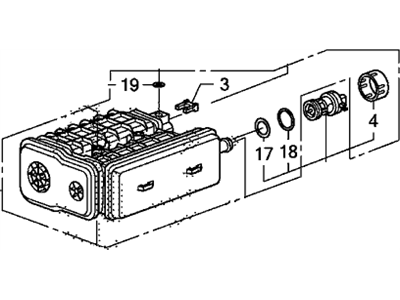 Honda 17011-SWA-A01 Canister Assembly