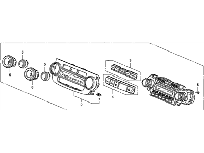 Honda CR-V Blower Control Switches - 79600-SWA-A41ZA