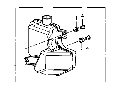 Honda 17230-RZA-000 Chamber Assy. A, Resonator