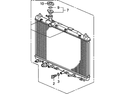 Honda 19010-R11-A51 Radiator