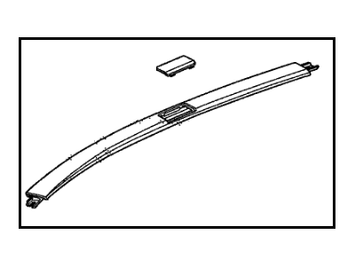 Honda 75240-SWA-003 Garnish Assy., L. FR. Roof Side