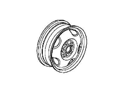 2007 Honda CR-V Rims - 42700-SWA-A01