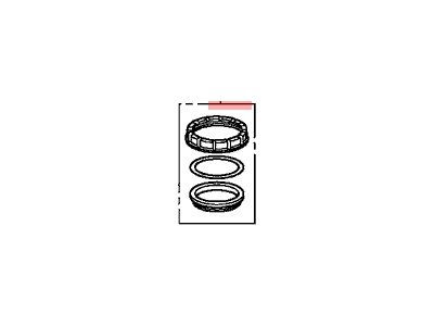 Honda 17046-SXS-A30 Set,Fuel Lock Nut