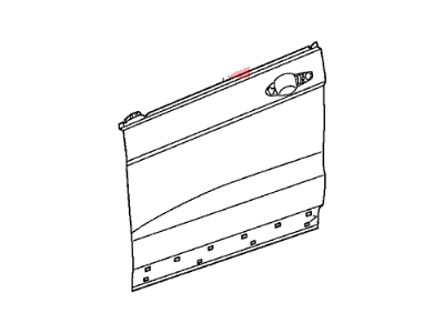 Honda 67151-SWA-305ZZ Skin Set, L. FR. Door