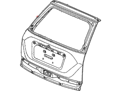 2008 Honda CR-V Tailgates - 68100-SWA-A80ZZ