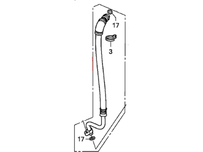 Honda 80311-SWA-A02 Hose, Suction