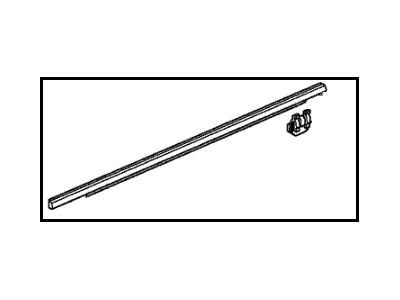 Honda 72450-SWA-A02 Molding, L. FR. Door