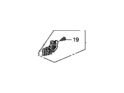 Honda 06100-SWA-A21 Replacement Stay Kit C, R. Headlight