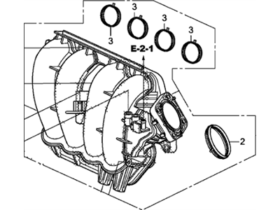 Honda 17100-R40-A00