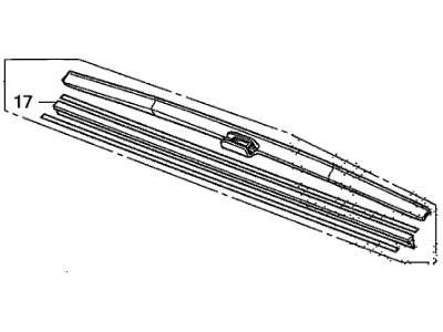 Honda 76620-SWA-A02 Blade, Windshield Wiper (650Mm)